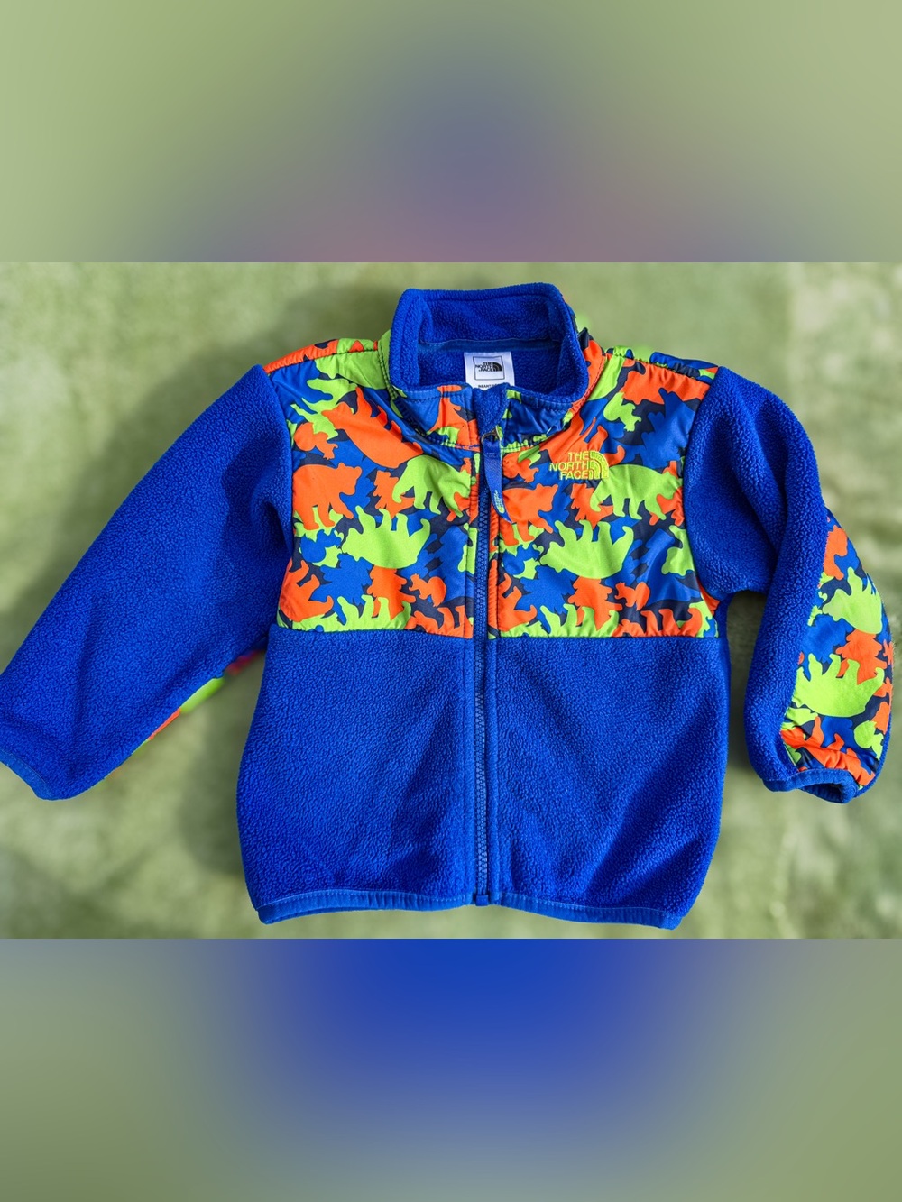 The North Face Kids Denali Blue Fleece Jacket Coat 12-18 Month Boy Girl Warm GN